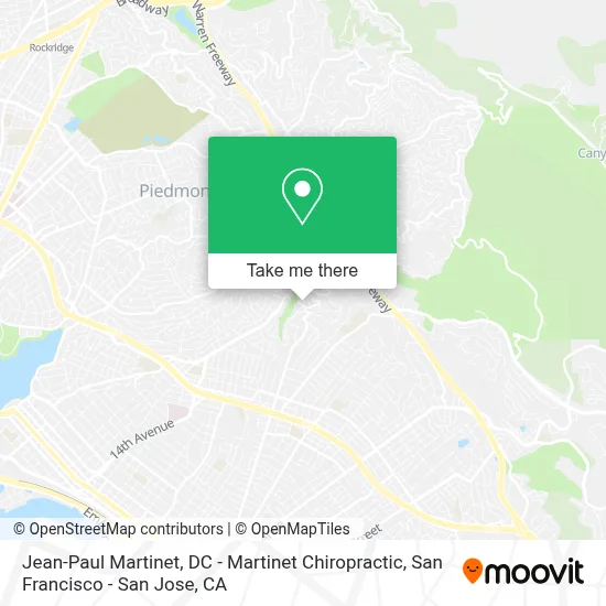 Jean-Paul Martinet, DC - Martinet Chiropractic map