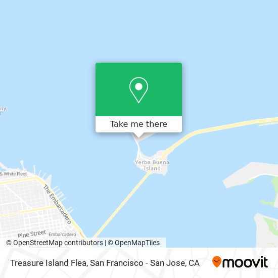 Treasure Island Flea map