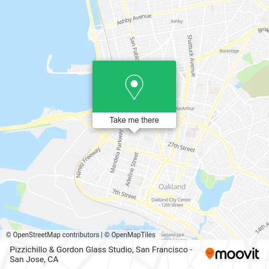 Pizzichillo & Gordon Glass Studio map