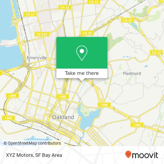 XYZ Motors map