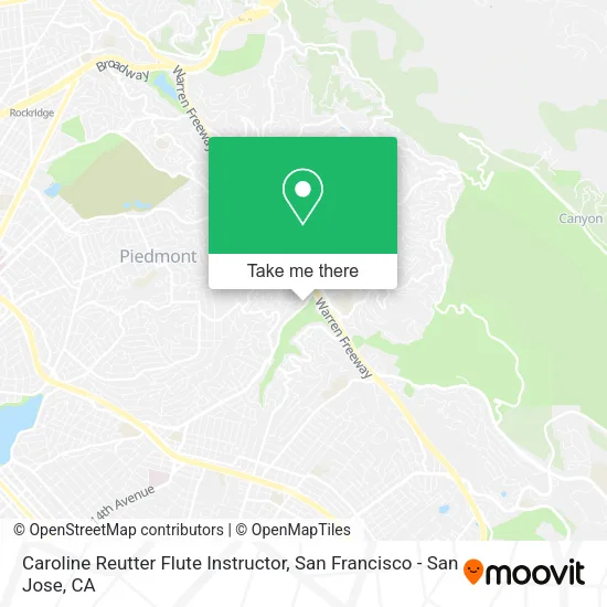 Mapa de Caroline Reutter Flute Instructor