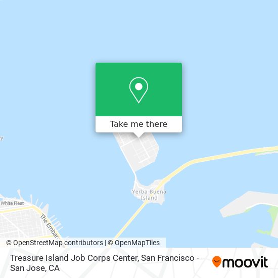 Treasure Island Job Corps Center map