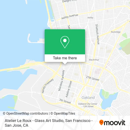 Mapa de Atelier Le Roux - Glass Art Studio