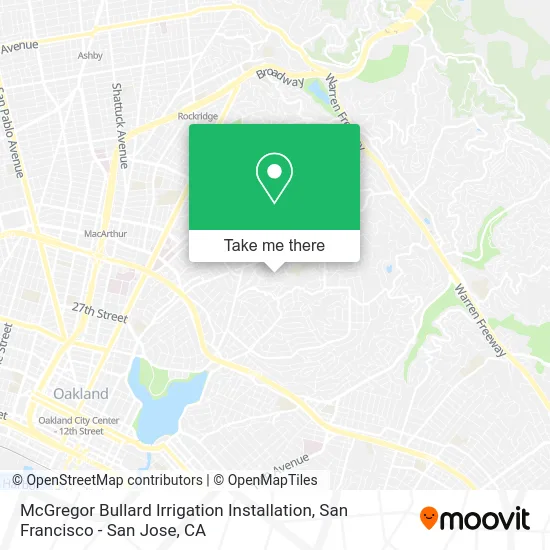 McGregor Bullard Irrigation Installation map