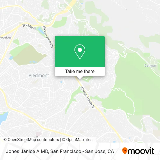 Jones Janice A MD map