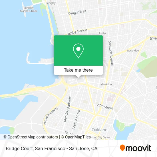 Mapa de Bridge Court