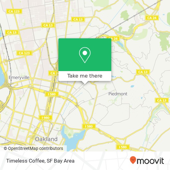 Timeless Coffee map