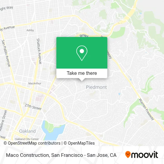 Maco Construction map