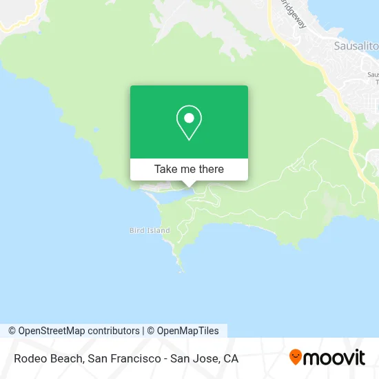 Rodeo Beach map