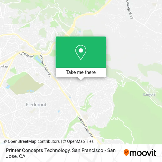 Mapa de Printer Concepts Technology