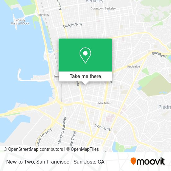 New to Two map