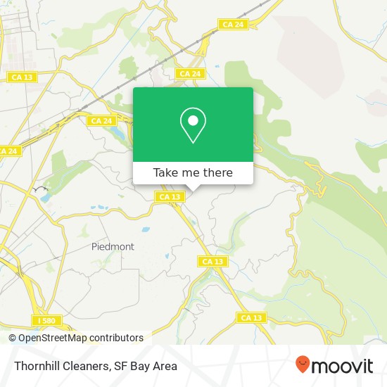 Thornhill Cleaners map