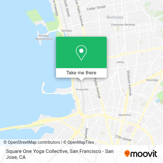 Square One Yoga Collective map