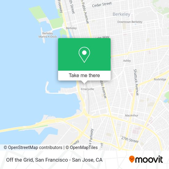 Off the Grid map