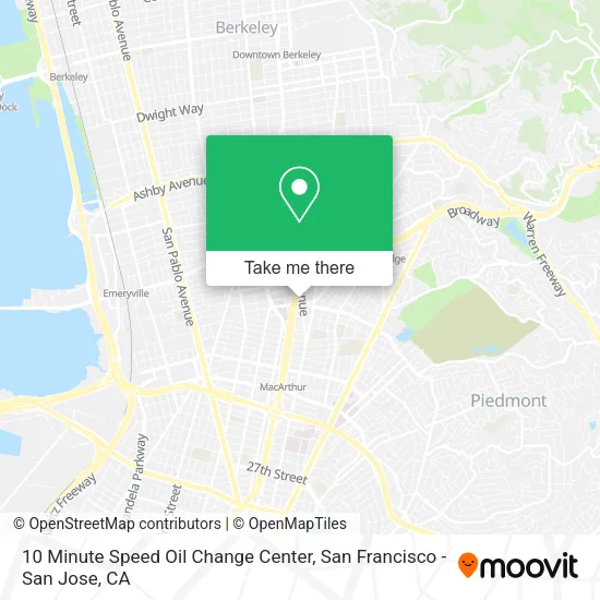 10 Minute Speed Oil Change Center map