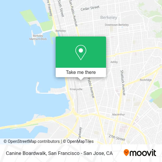 Mapa de Canine Boardwalk