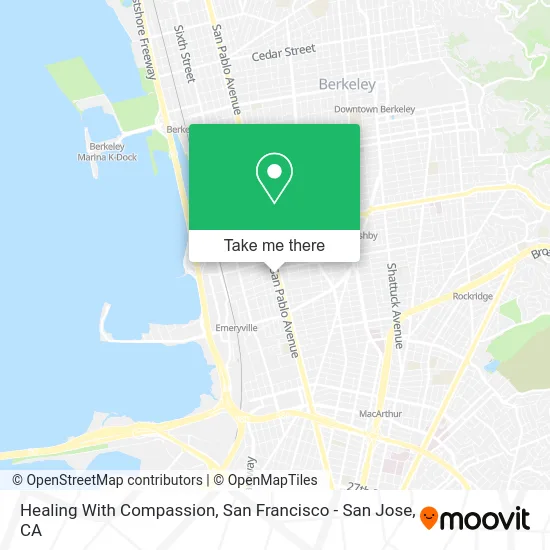 Healing With Compassion map