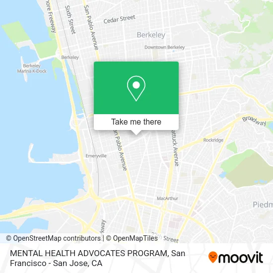 Mapa de MENTAL HEALTH ADVOCATES PROGRAM