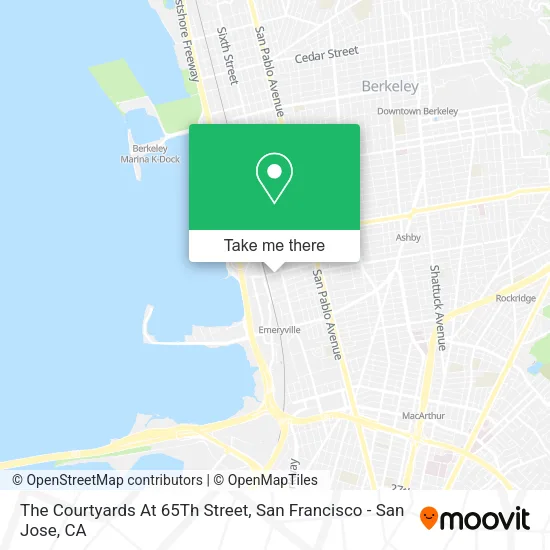 Mapa de The Courtyards At 65Th Street