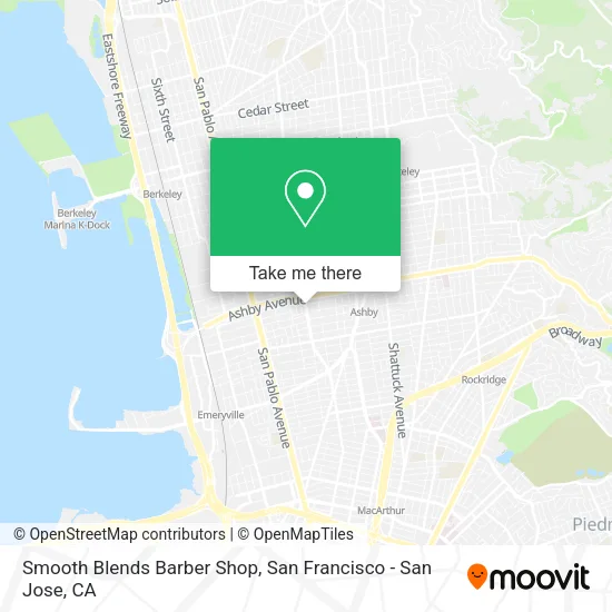 Mapa de Smooth Blends Barber Shop