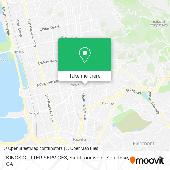 Mapa de KINGS GUTTER SERVICES