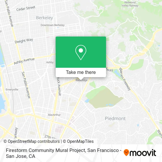 Firestorm Community Mural Project map