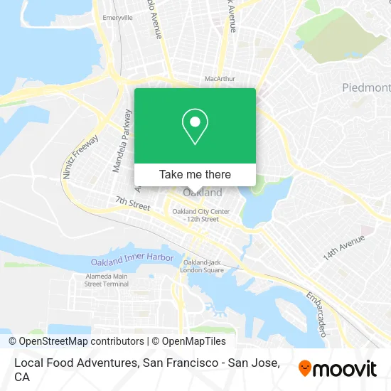 Local Food Adventures map