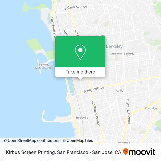 Kirbus Screen Printing map