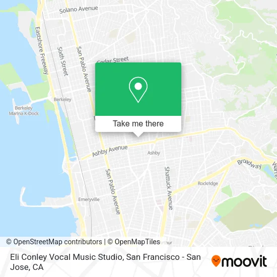 Mapa de Eli Conley Vocal Music Studio