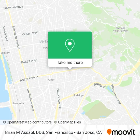 Mapa de Brian M Assael, DDS