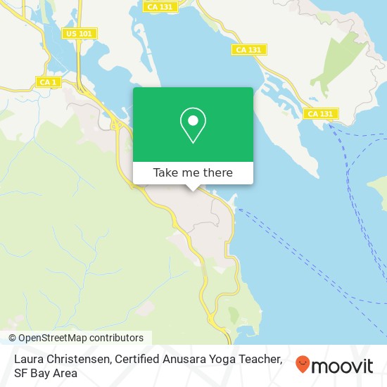 Laura Christensen, Certified Anusara Yoga Teacher map