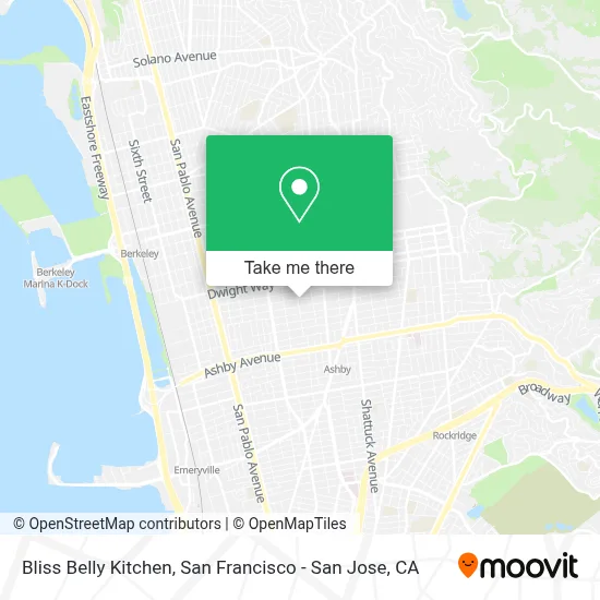 Bliss Belly Kitchen map