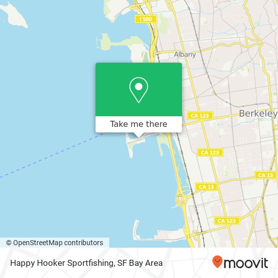 Mapa de Happy Hooker Sportfishing
