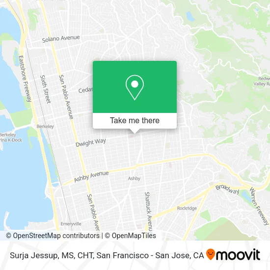 Mapa de Surja Jessup, MS, CHT