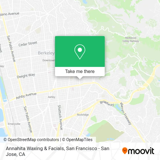 Annahita Waxing & Facials map
