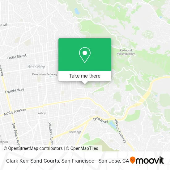 Clark Kerr Sand Courts map