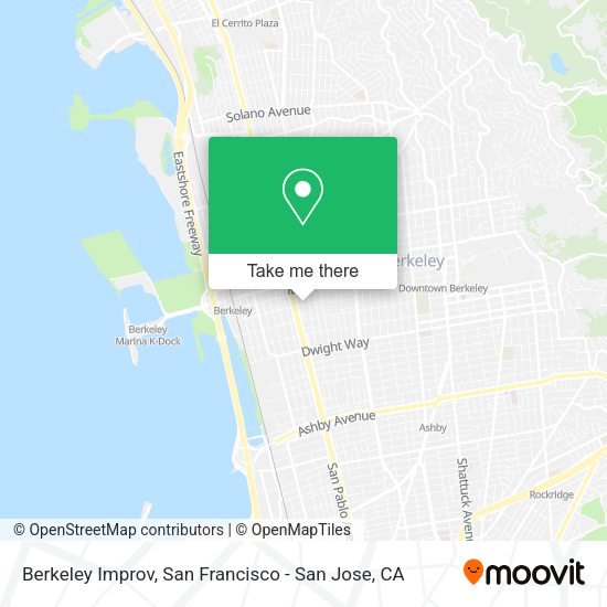 Berkeley Improv map