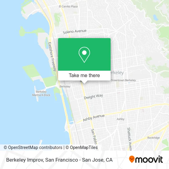 Berkeley Improv map