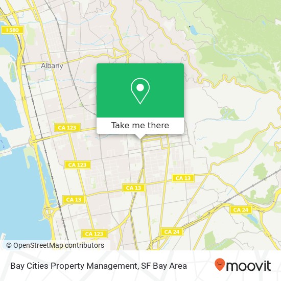 Mapa de Bay Cities Property Management