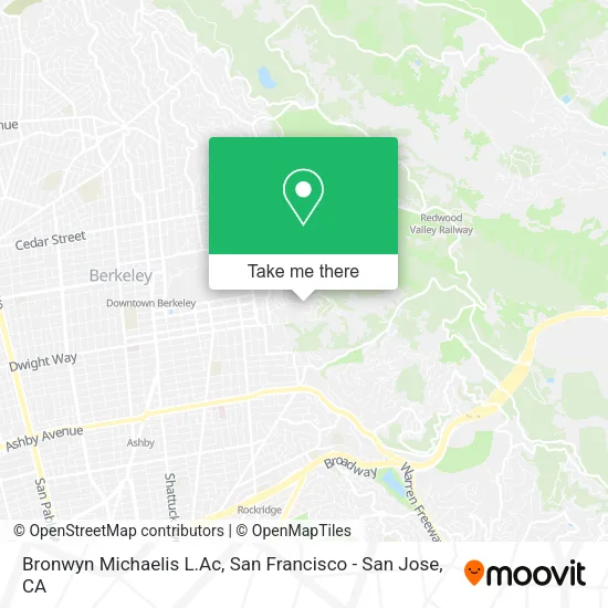 Mapa de Bronwyn Michaelis L.Ac