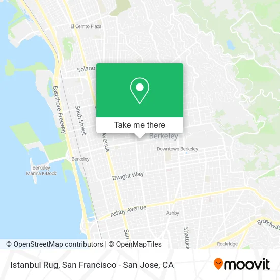 Mapa de Istanbul Rug