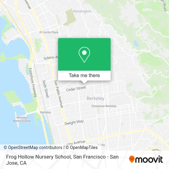 Mapa de Frog Hollow Nursery School
