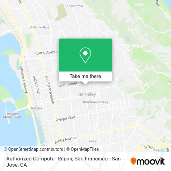 Mapa de Authorized Computer Repair