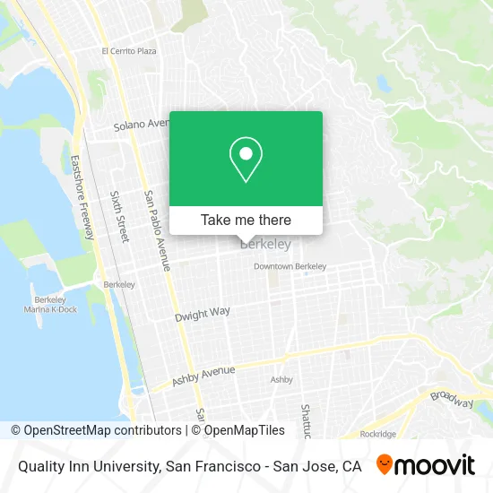 Mapa de Quality Inn University