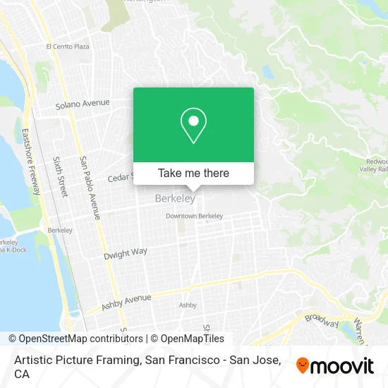 Artistic Picture Framing map