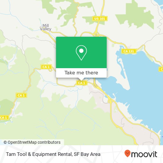 Tam Tool & Equipment Rental map