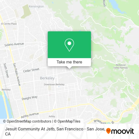 Mapa de Jesuit Community At Jstb