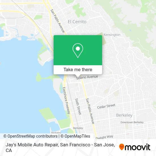 Jay's Mobile Auto Repair map