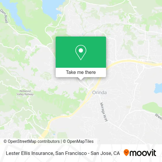 Lester Ellis Insurance map