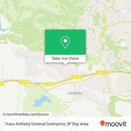 Mapa de Tracy Anthony General Contractor